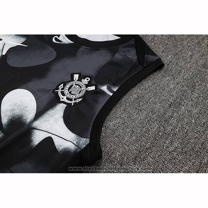 Training Shirt Corinthians Without Sleeves 2025-2026 Black